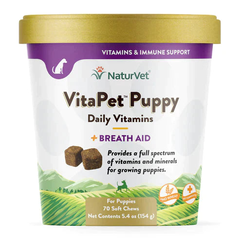 Naturvet Vitapet Puppy Daily Vitamins Soft Chews