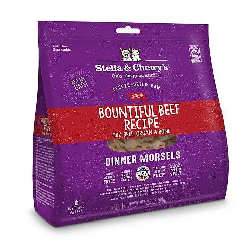 Stella & Chewy's Bountiful Beef Freeze-Dried Raw Dinner Morsels