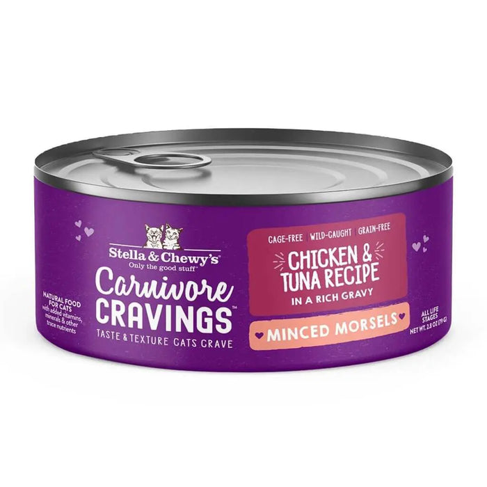 Stella & Chewy's Carnivore Cravings Minced Morsels Chicken & Tuna Recipe