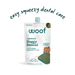 Woof Lickwells Doggy Dental Peanut Butter Kelp 12 oz product photo.