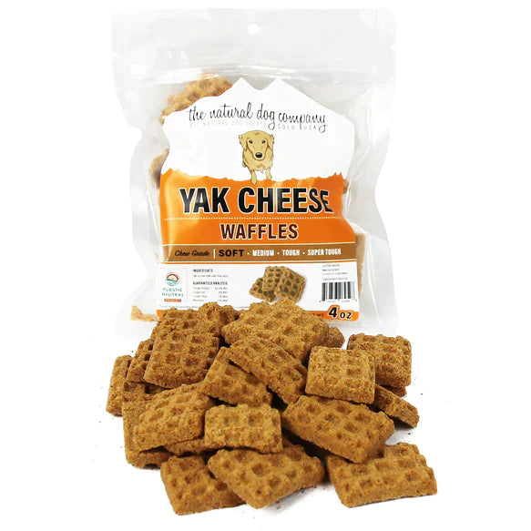 Tuesday's Natural Dog Company Yak Cheese Waffles - 4 oz