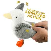 TALL TAILS DOG TOY ANIMATED PLUSH SEAGULL 9"