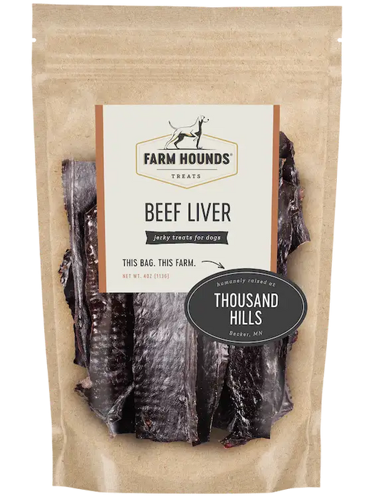 FARM HOUNDS BEEF LIVER 4 OZ
