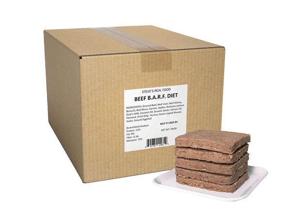 STEVE'S FROZEN RAW PATTIES 20 LB