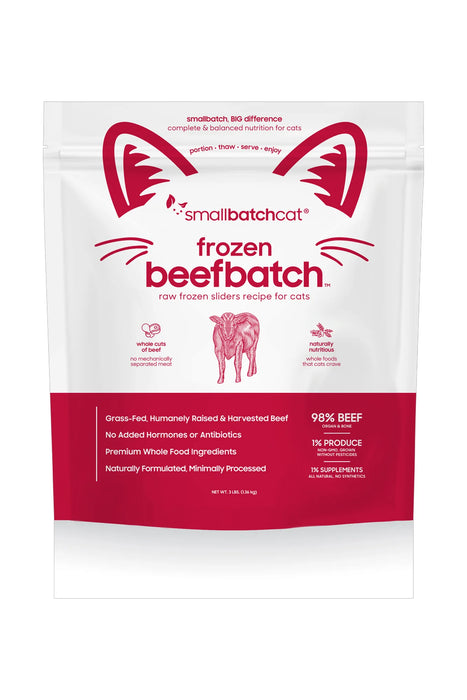 SmallBatch Pets Frozen Batch Sliders Cat 3LB