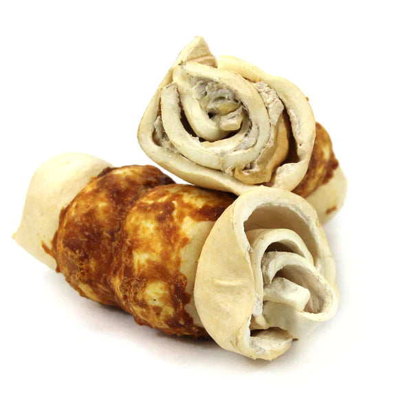 Tuesday's Natural Dog Company 5-6" Chicken Basted Beef Cheek Rolls