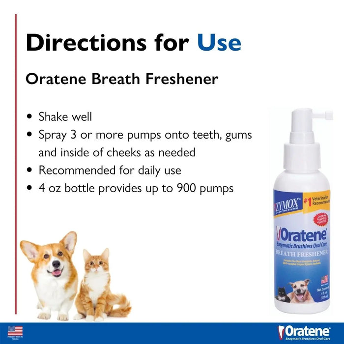 ZYMOX ORATENE BREATH FRESHNER 4 OZ