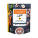 Instinct Raw Cage-Free Chicken Recipe Bites for adult dogs, 6 lb bag with chicken and produce pictured on the packaging.