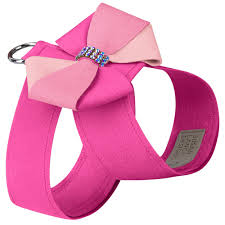 SUSAN LANCI HARNESS TINKIE PINK WITH RHINESTONES XS