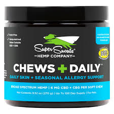 SUPER SNOUTS SKIN & COAT CB SOFT CHEWS 60 CT