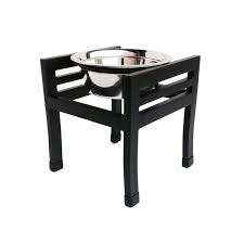 PETS STOP MORETTI SINGLE DINER LARGE BLACK
