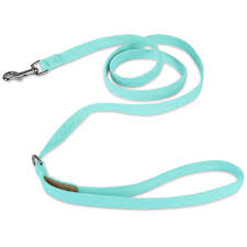 SUSAN LANCI LEASH ULTRASUEDE BLUE