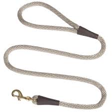 SOFTLINES SNAP LEASH 1/2 X 6 FT LEASH SILVER