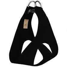 SUSAN LANCI ULTRA SUEDE STEP IN HARNESS BLACK MEDIUM