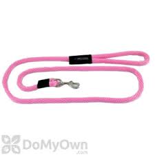 SOFTLINES SNAP LEASH 3/8 X 6 FT HOT PINK