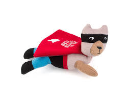 Jax & Bones Dog Toy Wool Brown Dog 11"