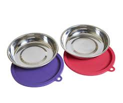 MESSY CATS S/S 4 PC 2 BOWL SET  COVERS