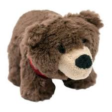TALL TAILS DOG TOY PLUSH BANDANA BEAR 5"