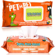 PNP DOG ORGANIC UNSCENTED GROOMING WIPES 100 CT
