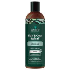 PET RELIEF DOG GROOMING CBD SHAMPOO SKIN/COAT SENSITIVE SKIN 16 OZ