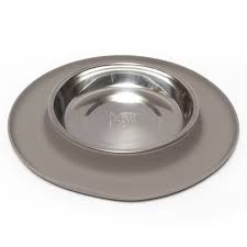 MESSY CATS SILCONE FEEDER GREY LARGE