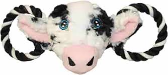 JOLLY PETS TUG-A-MALS COW LARGE