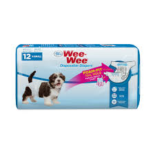 FOUR PAWS  WEE WEE DISPOSABLE DIAPERS X-SMALL 12 COUNT
