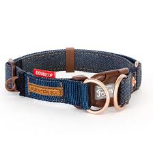 EZYDOG DOUBLE UP COLLAR  DENIM LARGE