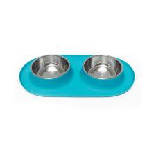 MESSY MUTTS SILICONE FEEDER BOWL XL BLUE