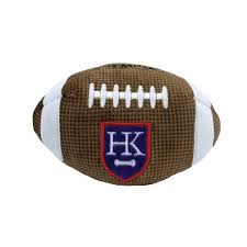 HUXLEY AND KENT DOG TOY POWER PLUSH FOOTBALL LARGE
