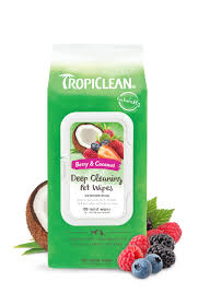 TROPICLEAN WIPES DEEP CLEANING 100 CT