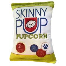 HUXLEY AND KENT DOG TOY POWER PLUSH SKINNY PUP SMALL
