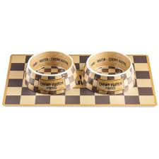 HAUTE DIGGITY DOG CHEWY VUITON CHECKERED PLACEMAT