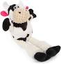 Worldwise goDog Dog Toy Checkers Skinny Cow Mini