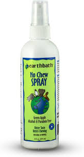EARTHBATH NO CHEW SPRAY GREEN APPLE 8 OZ