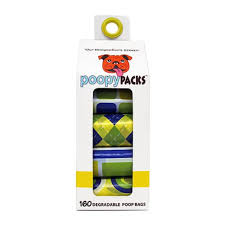 METRO PAWS POOPY PACKS  8 PK 160 BAGS YELLOW