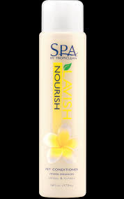 TROPICLEAN SPA NOURISH VITAMIN CONDITIONER OATMEAL & PLUMERIA 16 OZ