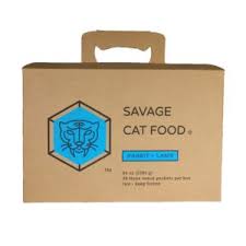 SAVAGE FROZEN CAT RABBIT/LAMB BOX