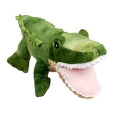 TALL TAILS DOG TOY PLUSH CRUNCH GATOR 15"