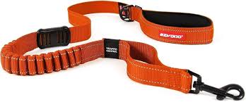 EZYDOG ZERO SHOCK LEASH 48" ORANGE