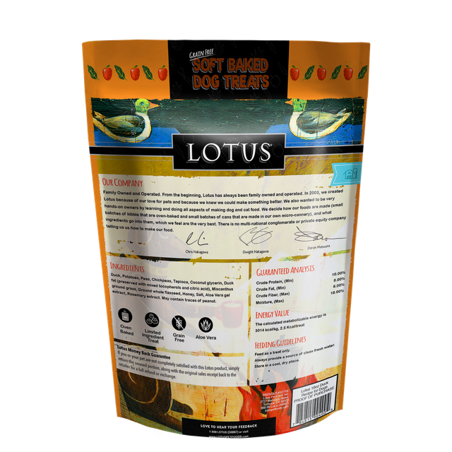 Lotus Dog Treats Duck Recipe