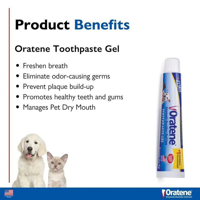 ZYMOX ORATENE TOOTHPASTE ORAL CARE 2.5 OZ