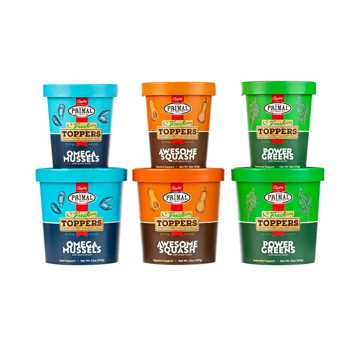 PRIMAL EDIBLE FROZEN FRESH TOPPERS