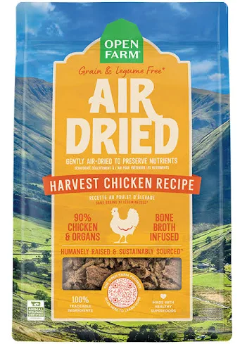 OPEN FARM DOG AIR DRIED HARVEST CHICKEN 2 LB