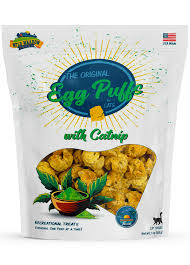 WILD MEADOW FARMS EGG PUFFS FOR CATS CATNIP 1 OZ