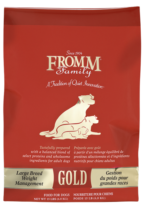 Fromm Gold Large Breed Weight Management Dry Kibble Dog Food