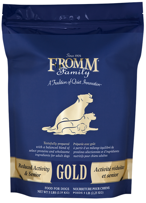Fromm Gold Reduced Activity & Senior Dry Kibble Dog Food