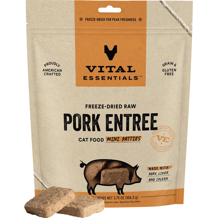 Vital Essentials FD Raw Entree Mini Patties Cat Food