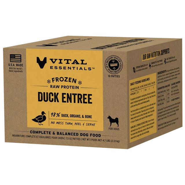 VITAL ESSENTIAL DOG FROZEN PATTIES 4.7 LB