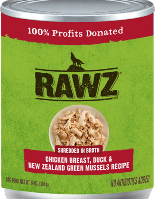 Rawz New Zealand Green Mussels Can Dog Food